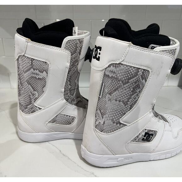 DC Ski Snowboots RL Phase BOA 2023 White Snake Women’s Size 7.5 Classic UNILite - Picture 8 of 13